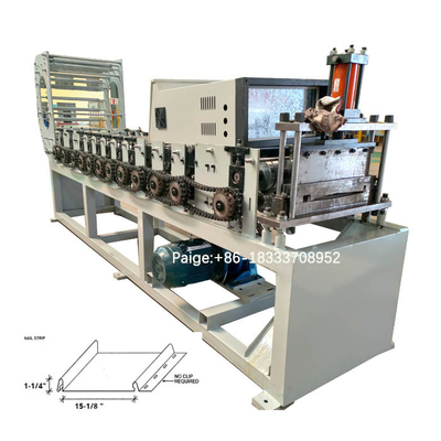 Vehicle Mounted Standing Seam Roll Forming Machine 2.2KW Pemotongan Hidrolik