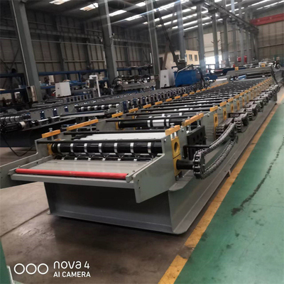 JCX Floor Decking Roll Forming Machine R Panel Roll Bekas Ketebalan 0.8-2.5mm