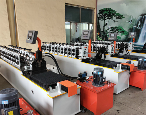 Stud logam dan track mesin lembaran galvanis kecepatan tinggi sepenuhnya otomatis