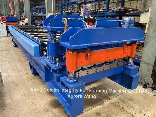 1200mm Glazed Tile Roll Forming Machine JCX Roof Tile Making Machine