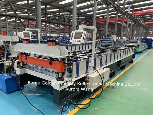 Mesin Roll Forming Galvanized Glazed Tile Otomatis Untuk Bangunan