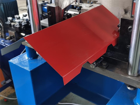 Aluzinc sepenuhnya otomatis Atap ridge cap roll membentuk mesin kecepatan tinggi yang digunakan untuk panel atap