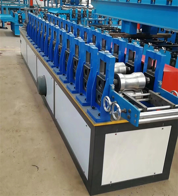 Aluminium Rolling Shutter Door Bilah Roll Forming Machine 15-20m / mnt