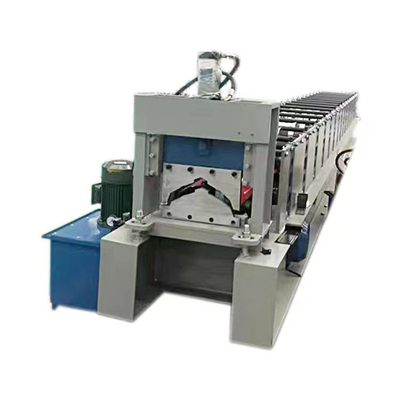 Galvanis disesuaikan logam atap roll top ridge capping roll membentuk mesin