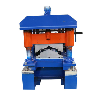 Lembaran Atap Logam Ridge Capping Mesin Roll Forming Setengah Putaran Ridge Hat Machine