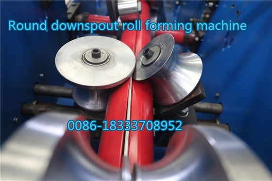 Baja Warna CZ Purlin Roll Forming Machine Water Gutter Downpipe Mesin Roll Forming
