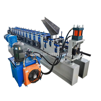 3mm Angle Channel Roll Forming Machine Bahan Baku Baja Galvanis