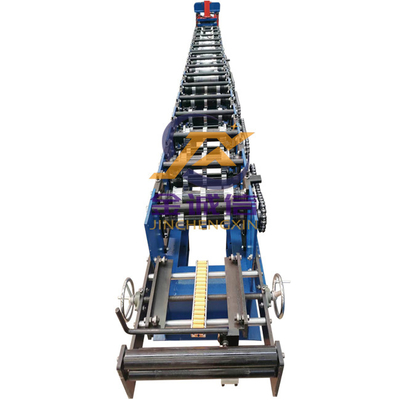 Ppgi Galvanized Roof Ridge Cap Roll Forming Machine Dilapisi Warna