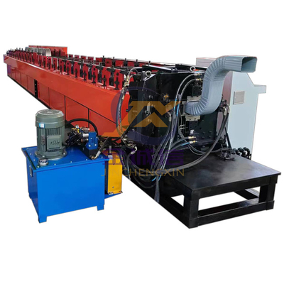 Mesin Downspout Talang Logam 10-15m / Min Kecepatan Roll Forming Tinggi