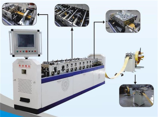 C89 C140 rangka baja pengukur cahaya mesin pembingkaian LGS Efisiensi Tinggi mesin roll forming dingin