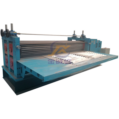 Atap Bergelombang Lembaran Roll Forming Machine PPGI Corrugated Roller Machine