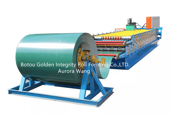 1250mm Double Layer Roll Forming Machine Mesin Roll Forming Bergelombang