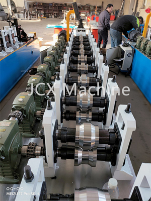 Galvanis Baja Ringan Keel Roll Forming Machine Sistem Kontrol PLC