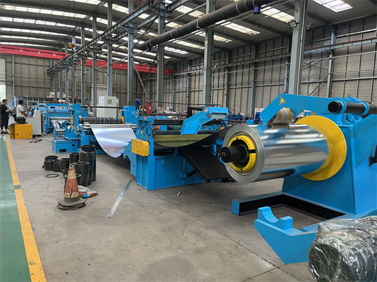 0.3MM-6MM Slitting Line Machine Untuk Galvanized Color Steel Coil