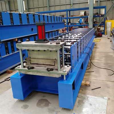 Clip Panel Standing Seam Roof Roll Forming Machine Tebal 0.5-0.8mm