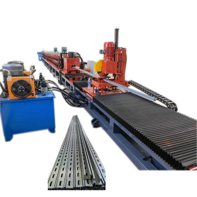 Mesin Roll Forming Kecepatan Tinggi 25m / Min Untuk Struktur Surya 21 Stasiun