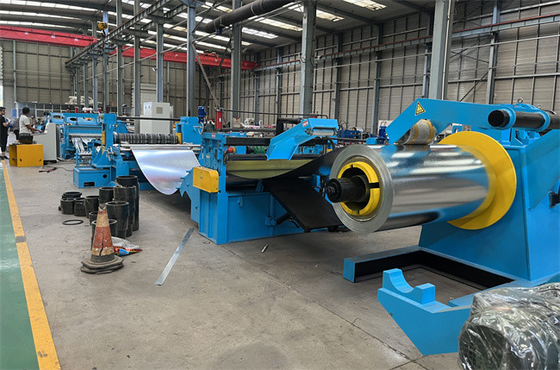 Aluminium Steel Slitting Line PLC Controlled High Speed ​​Precision Slitting Line