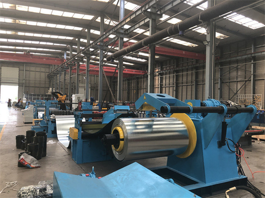 180KW Stainless Steel Coil Slitting Machine Sepenuhnya Otomatis Kecepatan Tinggi
