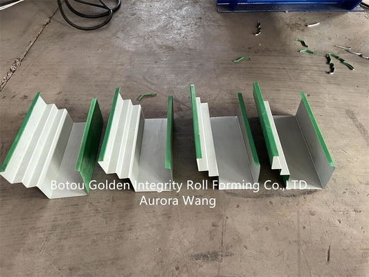 380V 50Hz 3 Fase Mesin Pembuat Talang Portabel 8-12 M / Menit