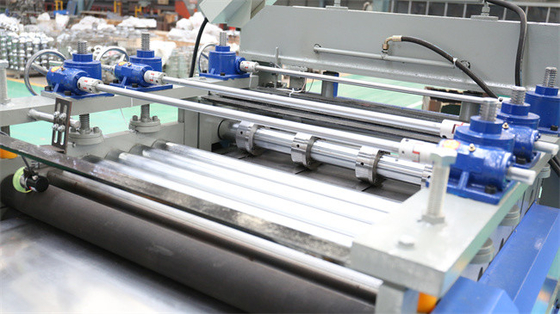 Lembaran Logam Dipotong Untuk Mesin Garis Panjang 6.5KW Untuk Strip Stainless Steel