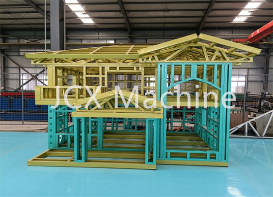 Lebar 182mm Light Gauge Steel Roll Forming Machine Untuk Bangunan