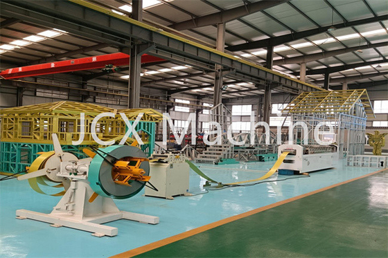 Mesin Roll Forming Baja Ringan JCX PLC Frame Roll Forming Machine