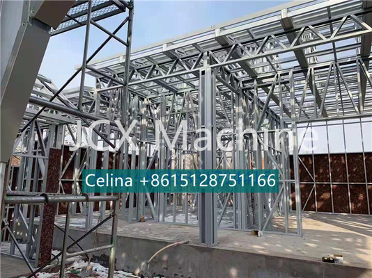 Mesin Framing Baja Pengukur Ringan C89 / C140 Untuk Rumah Prefab Villa