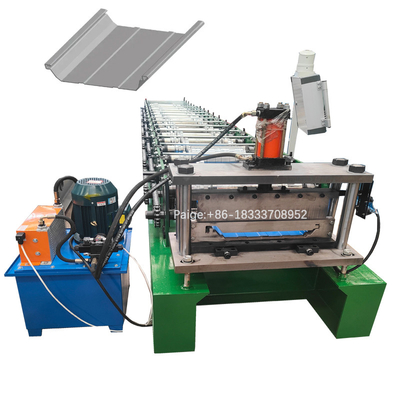 Doublelock Aluminium Alloy Standing Seam Forming Machine 1mm untuk Atap