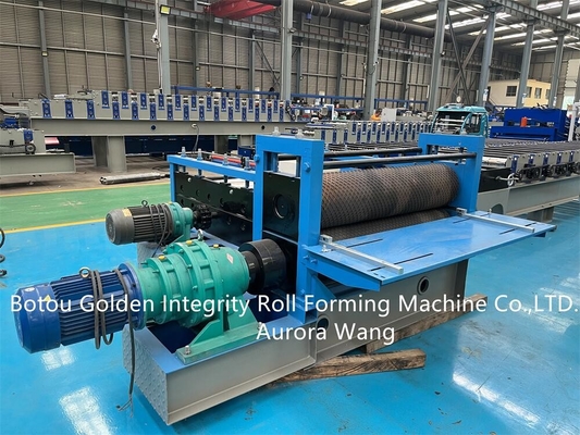 Mesin Embossing Lembaran Logam 11kw Untuk Kumparan Baja Lebar 1000mm / 1250mm