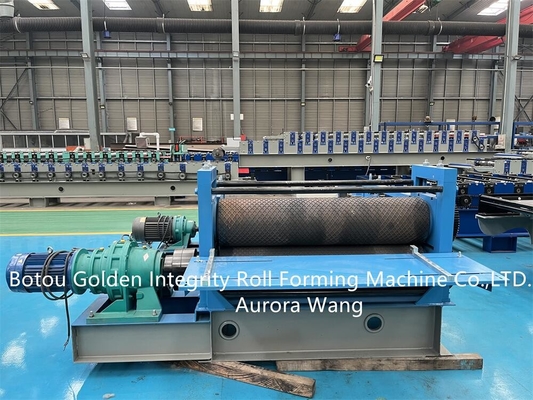 Mesin Embossing Lembaran Logam 11kw Untuk Kumparan Baja Lebar 1000mm / 1250mm