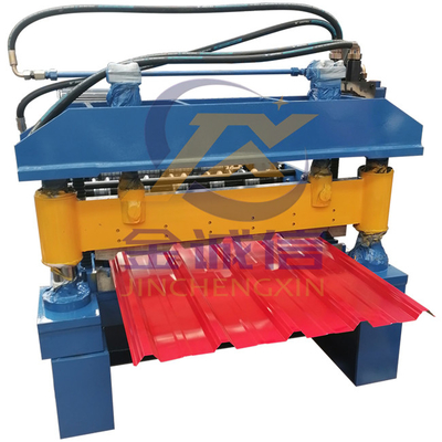 Kontrol PLC Mesin Roll Forming Lembar Atap Otomatis 2022 Desain baru