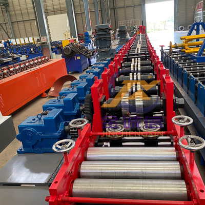 Mesin Roll Forming 30kw Untuk Struktur Surya Mesin Roll Forming Solar Strut