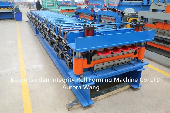 Penggunaan Atap Bergelombang Profil Baja Lembaran Atap Pembuatan Genteng Harga baja lapisan ganda mesin roll forming