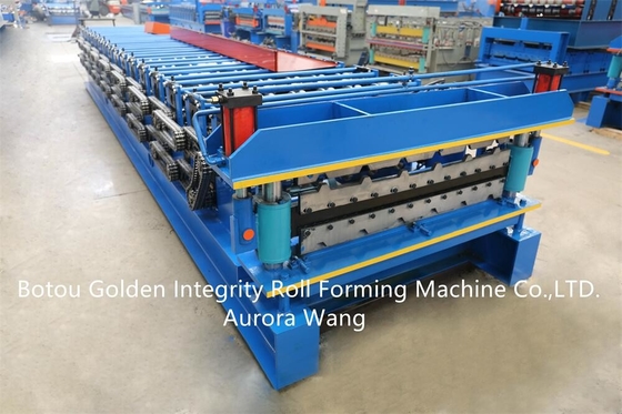 Mesin roll forming logam lapisan ganda Jenis baru lembaran logam otomatis lapisan ganda panel roll membentuk mesin rolling p