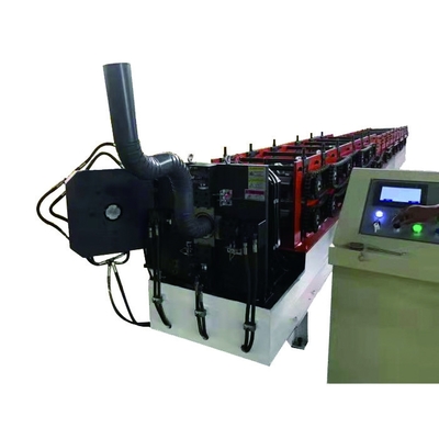 JCX Rain Gutter Roll Forming Machine 10-15m / mnt Ketebalan 0,5-0,8mm