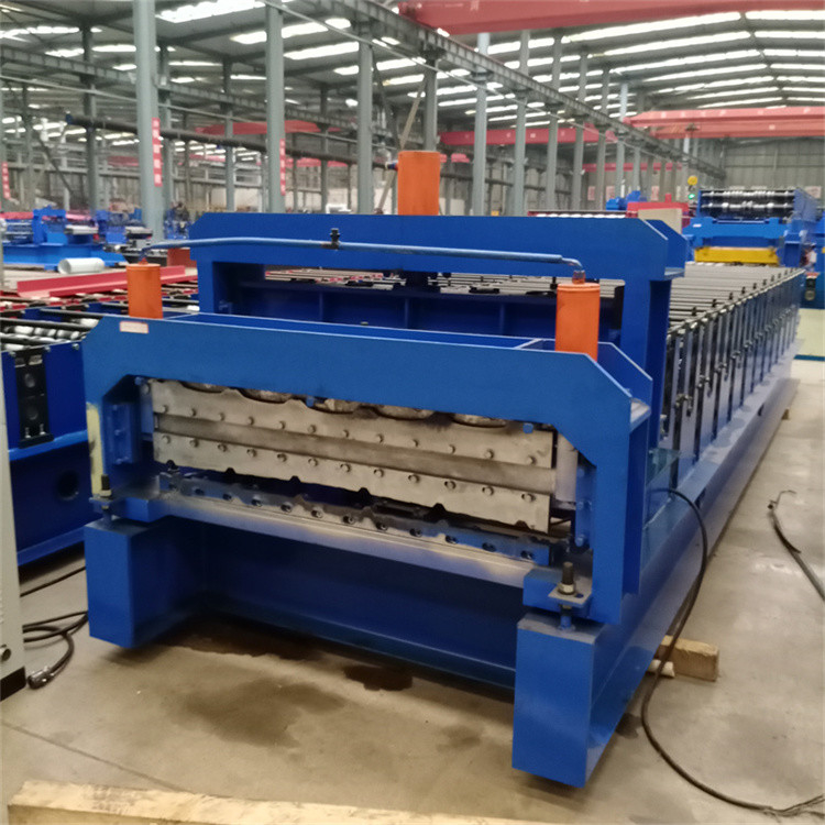 Mesin Roll Forming Lapisan Ganda Logam Warna Untuk Lembaran Atap Baja Dan Panel Dinding