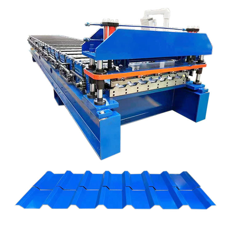 PPGI GI PPGL GL Profile Roll Forming Machine Otomatis untuk Panel Atap