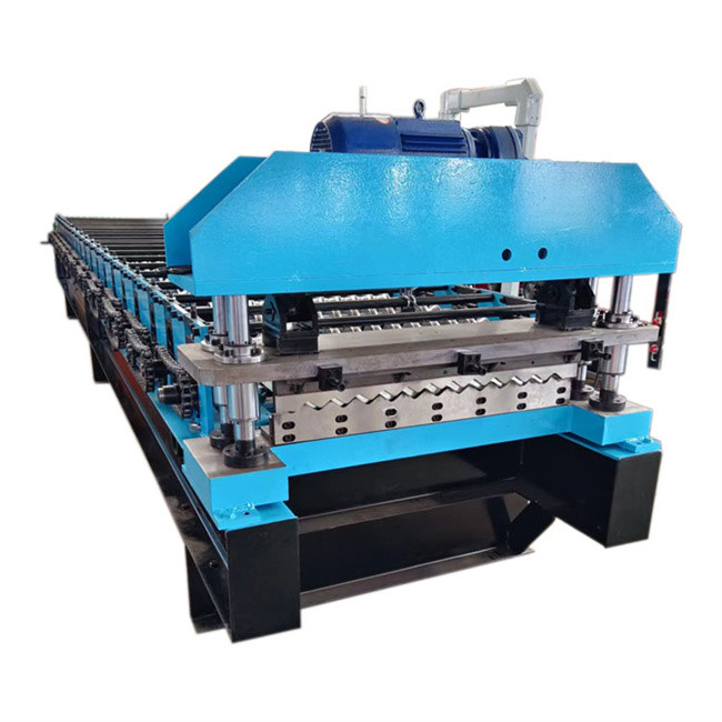 Sistem PLC Mesin Roll Forming Lembar Bergelombang Kecepatan Tinggi 0.3mm-0.8mm