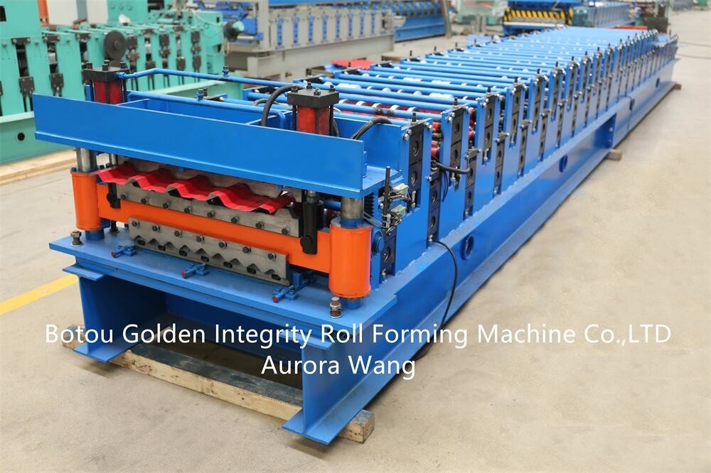 Penggunaan Atap Bergelombang Profil Baja Lembaran Atap Pembuatan Genteng Harga baja lapisan ganda mesin roll forming