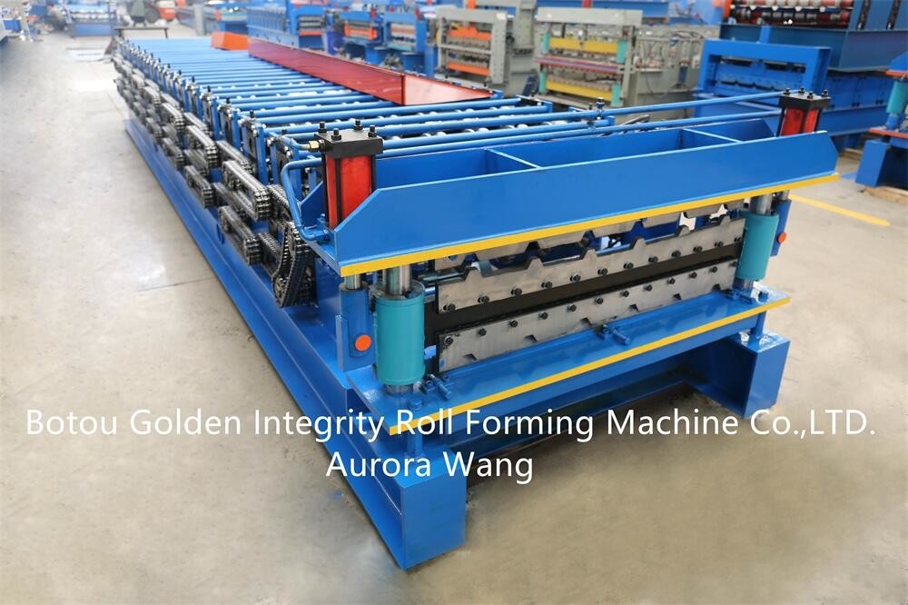 Mesin roll forming logam lapisan ganda Jenis baru lembaran logam otomatis lapisan ganda panel roll membentuk mesin rolling p
