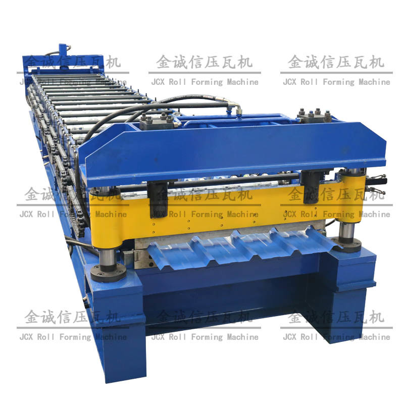 Mesin Roll Forming Panel Baja Bergelombang Lembaran Logam Mesin Roll Forming Atap