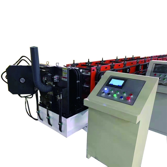 JCX Rain Gutter Roll Forming Machine 10-15m / mnt Ketebalan 0,5-0,8mm