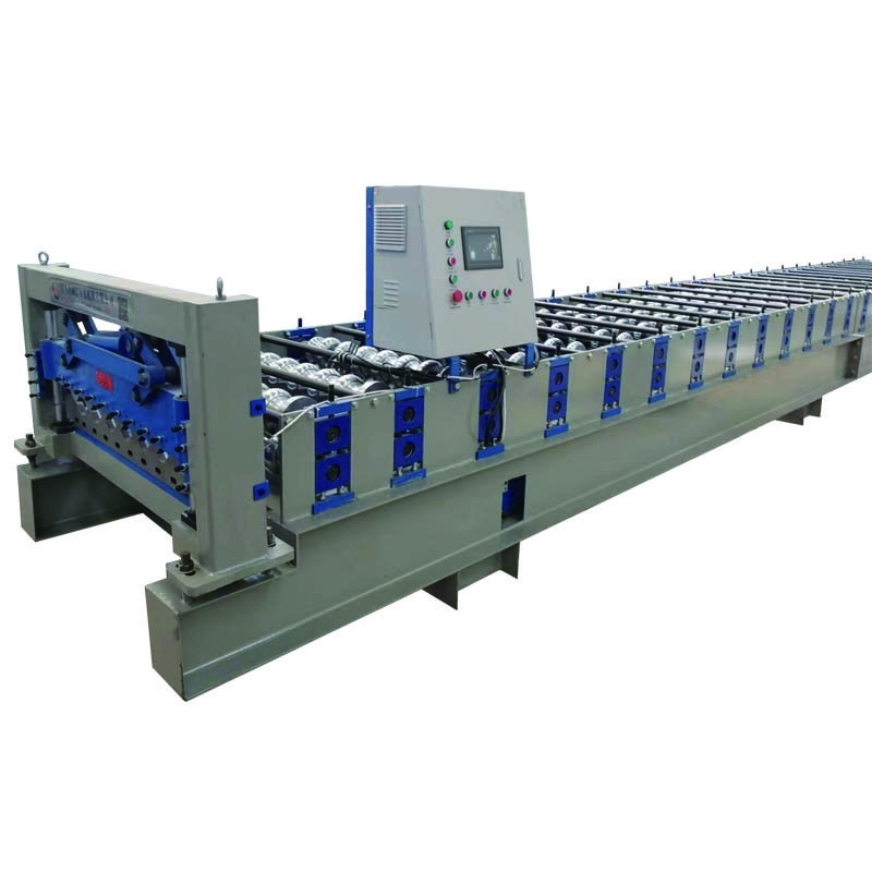 Mesin Roll Forming Lembaran Bergelombang Gelombang Besar Untuk Gudang Baja